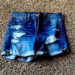 American Eagle high rise midi short